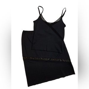Vintage KOOKAI camisole with matching skirt from Aritzia